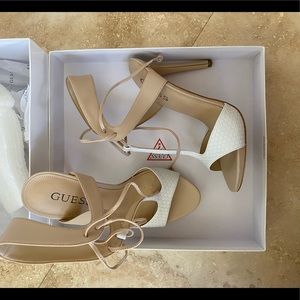 Guess Gwalexe3 brown multi summer Sandals